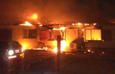 Se incendi� un tr�iler en un yacimiento de la Cuenca Neuquina
