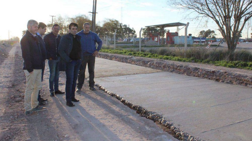 Tras el convenio con Provincia, Lpez se refiri a las obras de pavimentacin