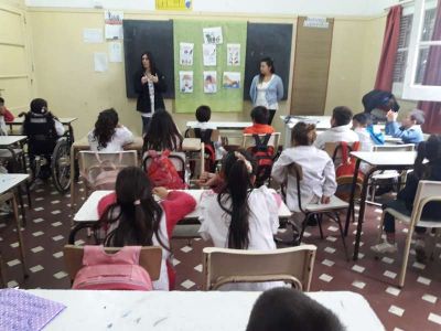 Contin�an las charlas sobre alimentaci�n saludable en las escuelas