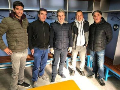 Gonzalo Diez y Rodrigo Irigoyen recorrieron las instalaciones del club Villa del Parque