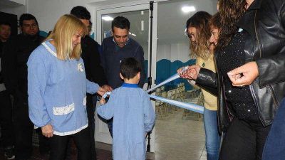 Inauguraron el SUM del Jard�n Lassalle, una obra �ntegramente realizada por empleados municipales