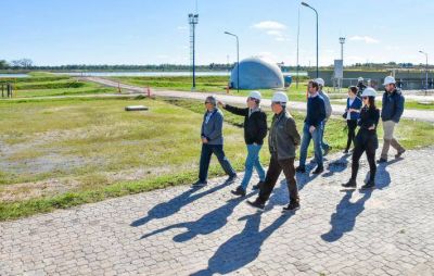 Avanzan las obras del sistema cloacal y la Planta de Tratamiento de Efluentes, pionera en el pa�s