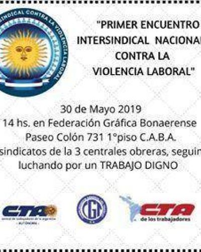 Presentaci�n de la Red Nacional Intersindical contra la violencia laboral