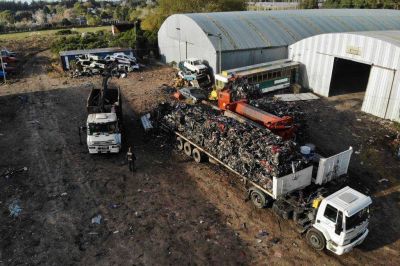 Veh�culos secuestrados: finaliz� la etapa inicial de compactaci�n