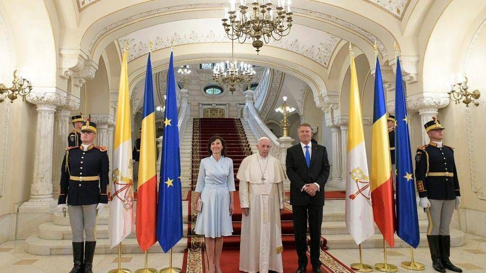 Papa Francisco. Encuentro con autoridades y sociedad civil