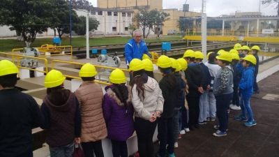 Estudiantes visitaron la planta de Sameep