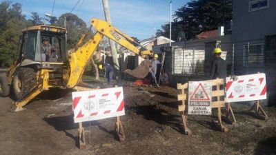OSSE avanza con la red cloacal en Faro Norte