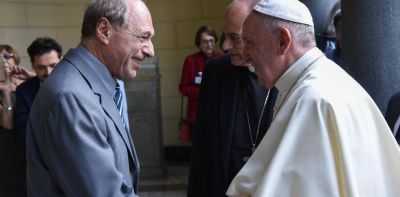El papa Francisco recibi� a jueces pol�micos y critic� la desigualdad social