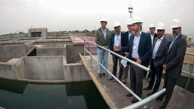 Inauguraron la red cloacal de Las Talitas
