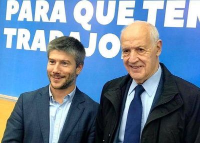Bonifatti junto a Lavagna, quien lanz� su precandidatura presidencial