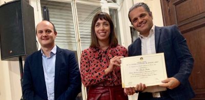 Distinguieron a Peretta por sindicalizar a los profesionales
