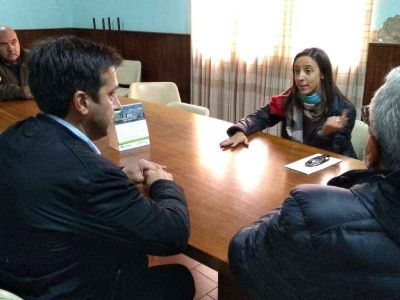 Arturo Rojas con instituciones de Juan N. Fern�ndez