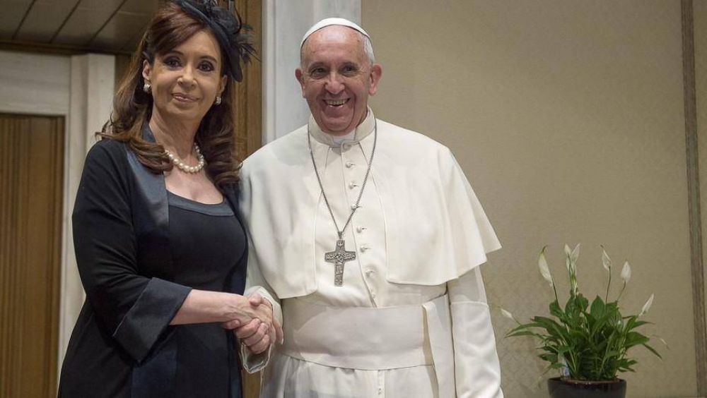 El Papa, nuevo abogado de Cristina