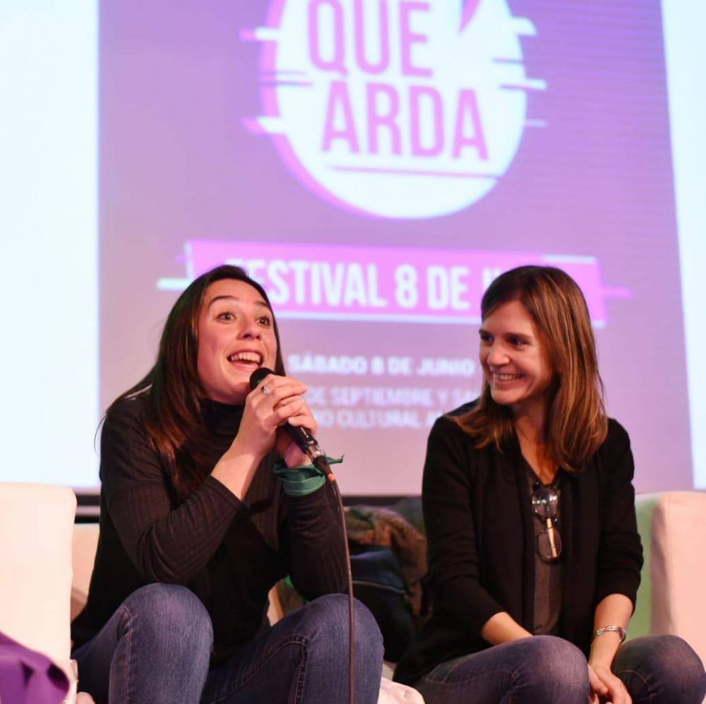 Gran festival feminista con la participacin de Fernanda Raverta