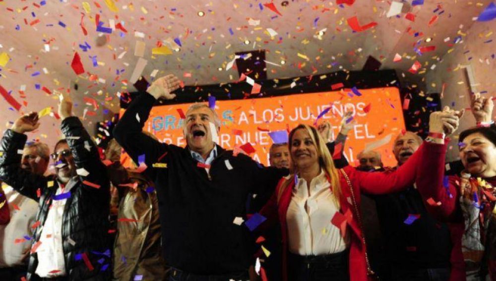 Triunfal, Gerardo Morales le hizo un guio a Macri: 