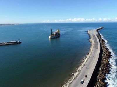 Puerto Quequén inaugura el Proceso de ejecución de la Obra de Profundización a 50 pies