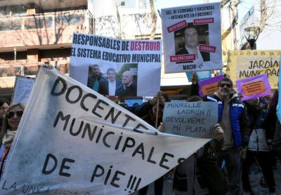 Arroyo no da marcha atr�s y se agudiza la crisis con los docentes municipales