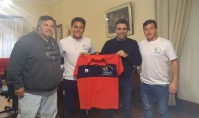 Representantes de la Copa Internacional de f�tbol infanto-juvenil recibieron el apoyo municipal