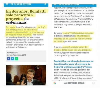 Lavagna en Mar del Plata con Bonifatti: mayor venta de pescado podrido