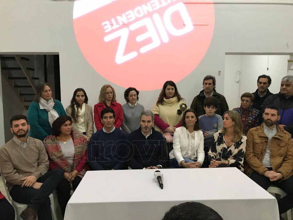 Gonzalo Diez present la lista de precandidatos y nuevo local partidario
