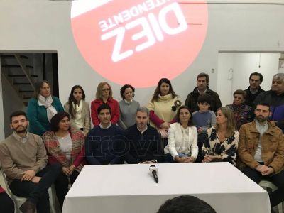 Gonzalo Diez presentó la lista de precandidatos y nuevo local partidario
