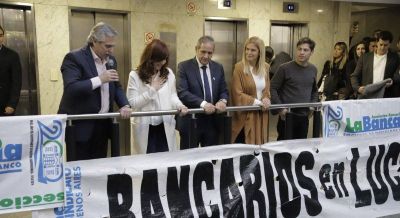 Alberto vuelve a La Bancaria y Palazzo se consolida como el gremialista m�s cercano a los Fern�ndez