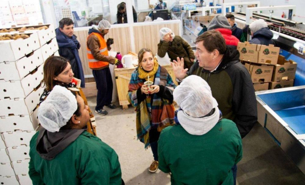 Montenegro resalt� el potencial del cord�n frutihort�cola de la ciudad: 