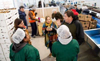 Montenegro resalt� el potencial del cord�n frutihort�cola de la ciudad: 