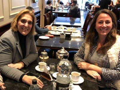 Vilma se reuni� con Natalie Guiscardo, representante de la Fundaci�n �Gracias�