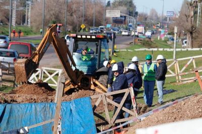 Completan la obra y avanza el proceso para devolverle la luz al Norte platense