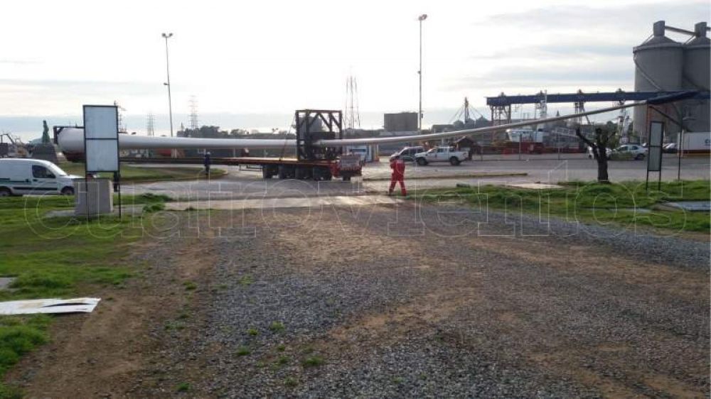 Nuevo env�o de componentes de aerogeneradores a Miramar