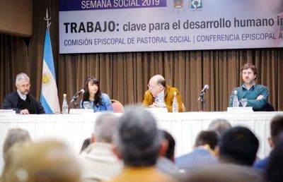 El Trabajo y �la tercera guerra silenciosa� en el debate de la Semana Social 2019