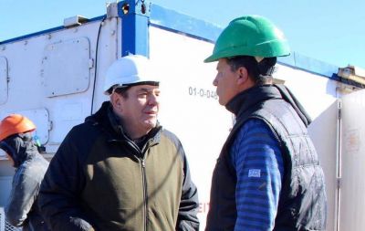 Montenegro celebr� los avances en las obras del Aeropuerto