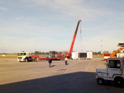 En menos de un mes finalizar�n las obras en el aeropuerto Piazzolla