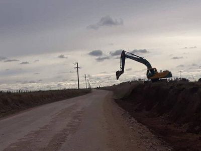 Necochea y Benito Ju�rez comienzan gestiones en conjunto para solicitar la obra de asfalto de la Ruta 80