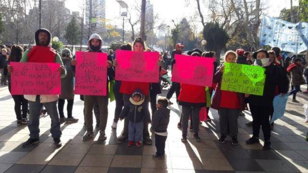 Organizaciones sociales realizaron una protesta en la Peatonal
