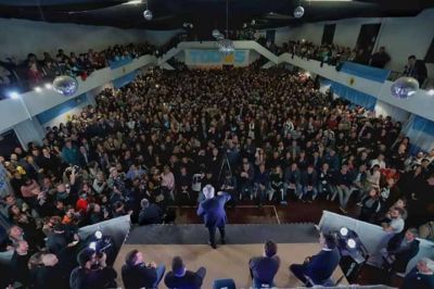 Alberto Fern�ndez, Massa y Kicillof en Necochea 