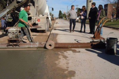 108 cuadras de asfalto durante los cuatro a�os de gesti�n
