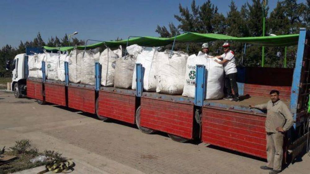 Reciclaron 10 mil kilos de boletas electorales en Taf Viejo