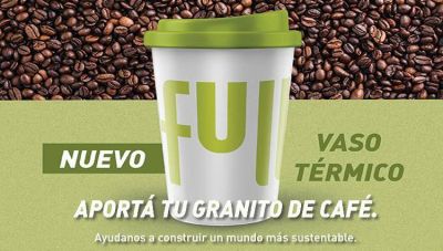 Nueva promo sustentable: YPF entrega vasos t�rmicos reutilizables, ideales para el invierno