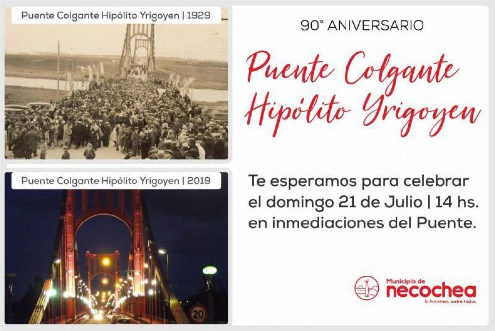 Se preparan actividades para festejar el 90 Aniversario de la inauguracin del Puente Colgante