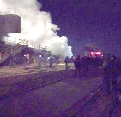 En el Astillero R�o Santiago hubo una explosi�n y un trabajador result� gravemente herido