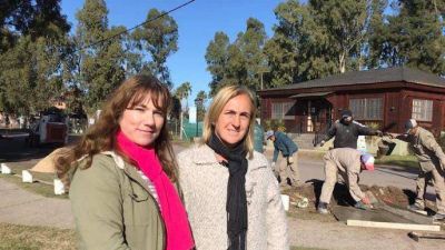 La intendenta Mayol avanza con la construcci�n de rampas en la laguna