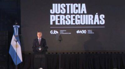 Mauricio Macri present� el libro �Justicia Perseguir�s� del Congreso Jud�o Latinoamericano
