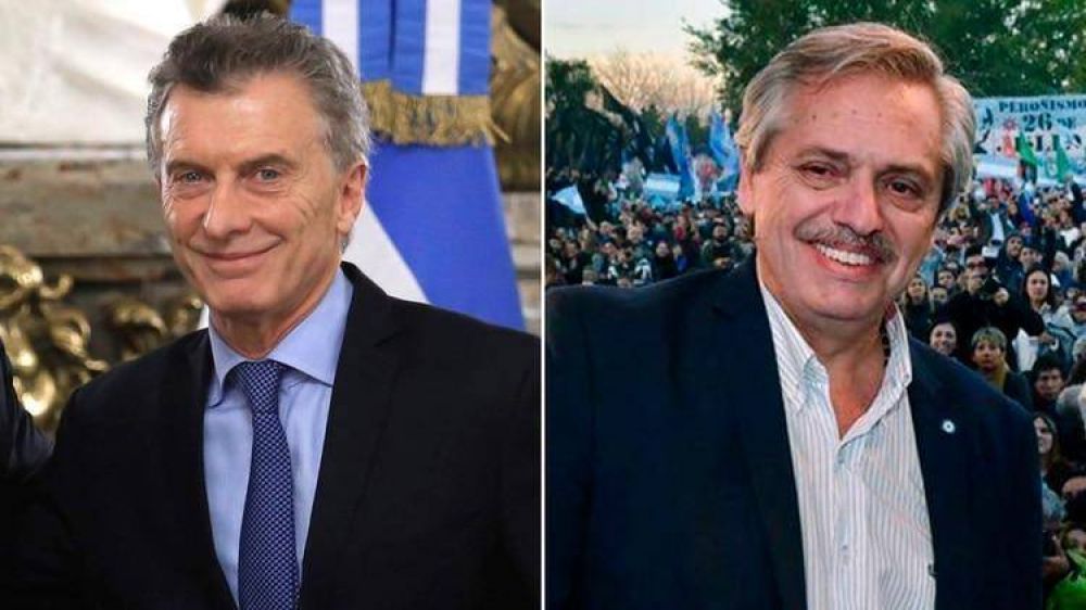 Igualados en intencin de voto, Macri y Fernndez trabajan para alcanzar el 45% en octubre
