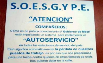El sindicato no descarta un paro nacional de Estaciones de Servicio en rechazo del autodespacho