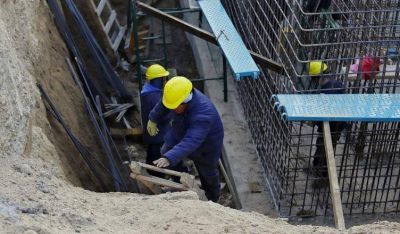 L﻿a futura planta cloacal para Las Grutas lleg� a un 40% de avance