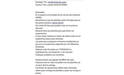 Aparicio y un ex carapintada operan para quedarse con el intervenido gremio de Seguridad