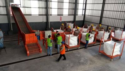 Prueba de recolecci�n y clasificaci�n de residuos