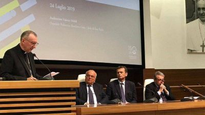 Card. Parolin en el Hospital Bambino Ges�: �Custodiar siempre la vida�